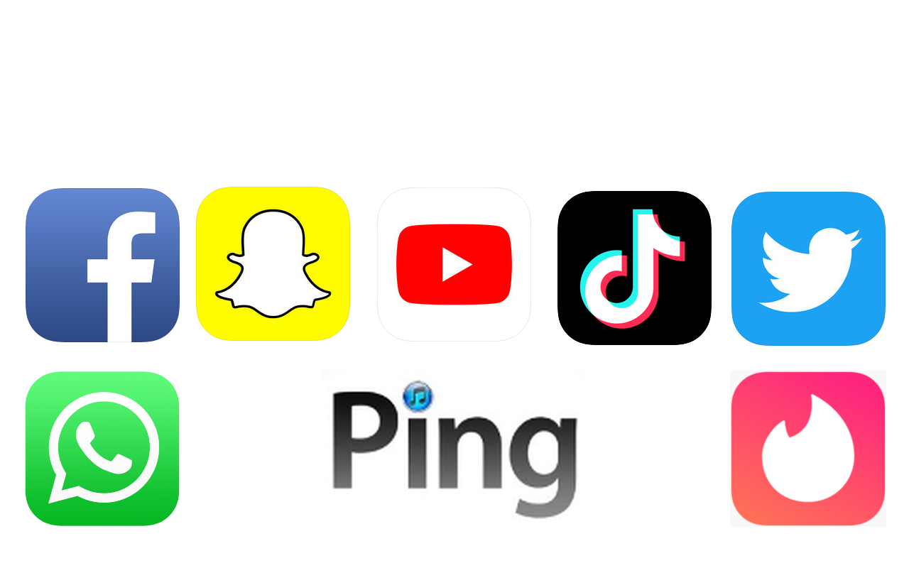 Social media icons, more or less.