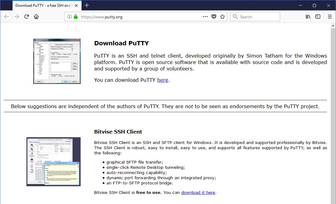putty.org