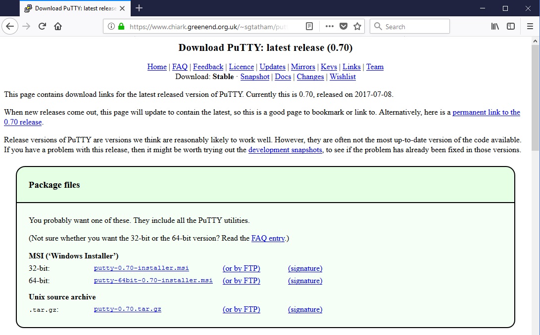download putty.