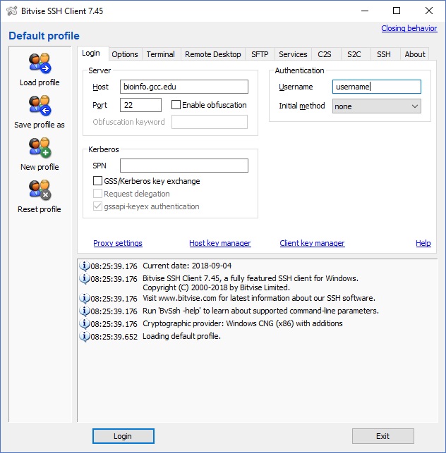 client connect